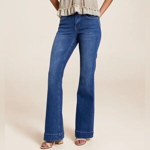 Vervet Buckle BKE Jeans Womens 28 High Rise Stretch Trouser Flare